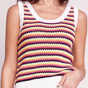 BB Dakota Lombard Street Knit Tank 🖤💗💛